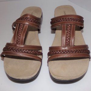 NEW WOMENS CROFT & BARROW SANDLES SIZE 11M REALLY SWEET TO DRESS UP OR DOWN!